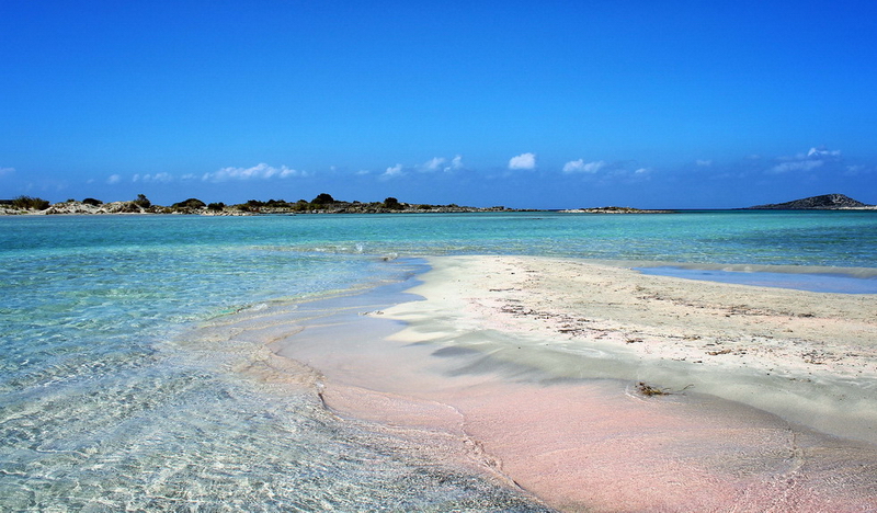  Elafonisi plaža. Krit 